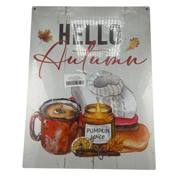 Hello Autumn Print, Pumpkin, Wall Art, Fall Print, Cosy Brand New - Picture 6 of 7
